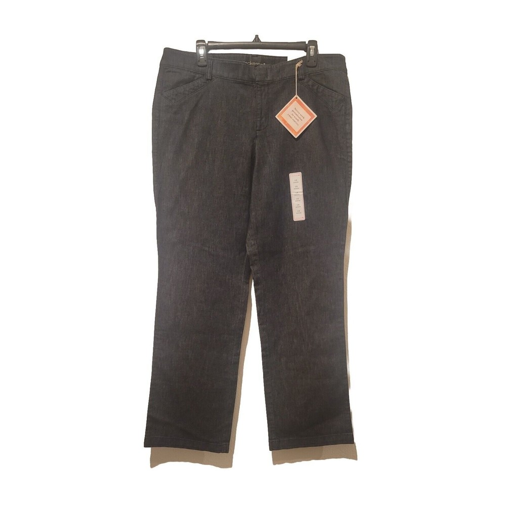 NWT Dockers The Khaki Hello Smooth 16Medium Straight Leg Dark Jeans Pants